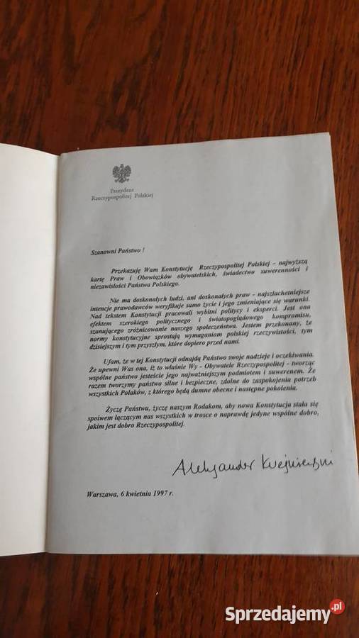 Konstytucja Rzeczypospolitej Polskiej Poznań