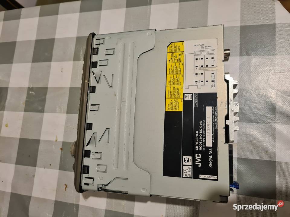 Radioodtwarzacz JVC MP3 WMA AUX Jerzykowo