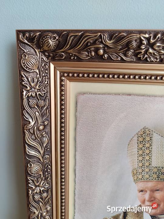 Obraz portret Papież Jan Paweł II Katowice sprzedam
