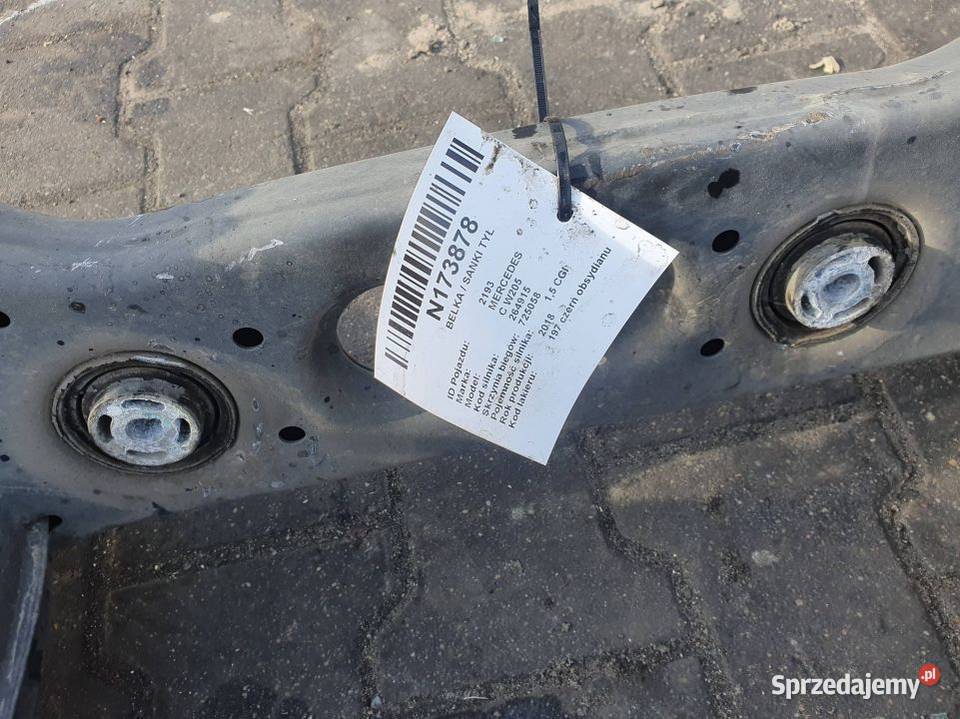 BELKA SANKI TYŁ MERCEDES C W205 4MATIC 34314112 kujawsko-pomorskie Lipno