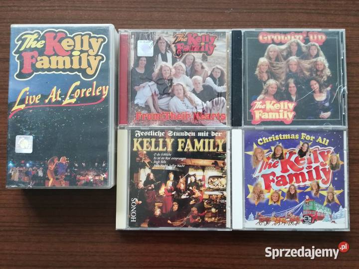 Zestaw Kelly Family Płyty Książki Autografy lubuskie Gorzów Wielkopolski