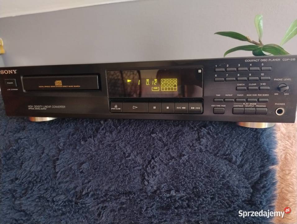 Odtwarzacz CD sony cdp 315
