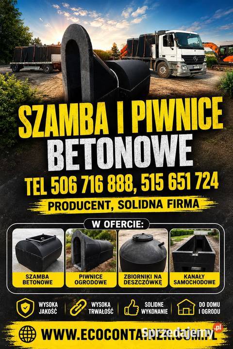 Piwnice ogrodowe Ziemianki Suwałki