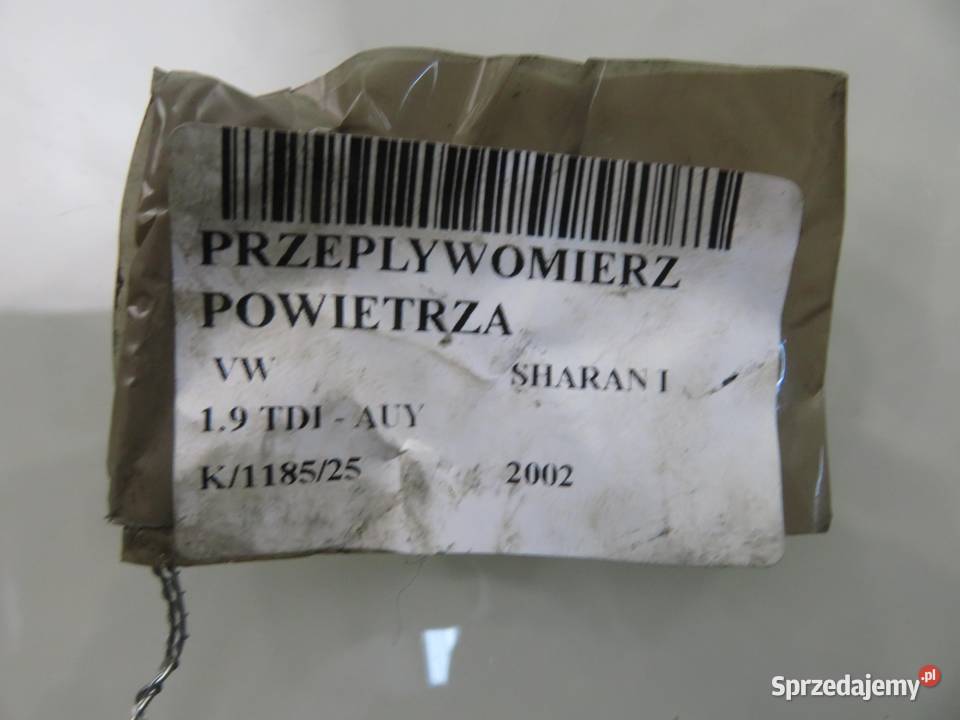PRZEPŁYWOMIERZ VW SHARAN I 19 TDI F00C2G2055 małopolskie
