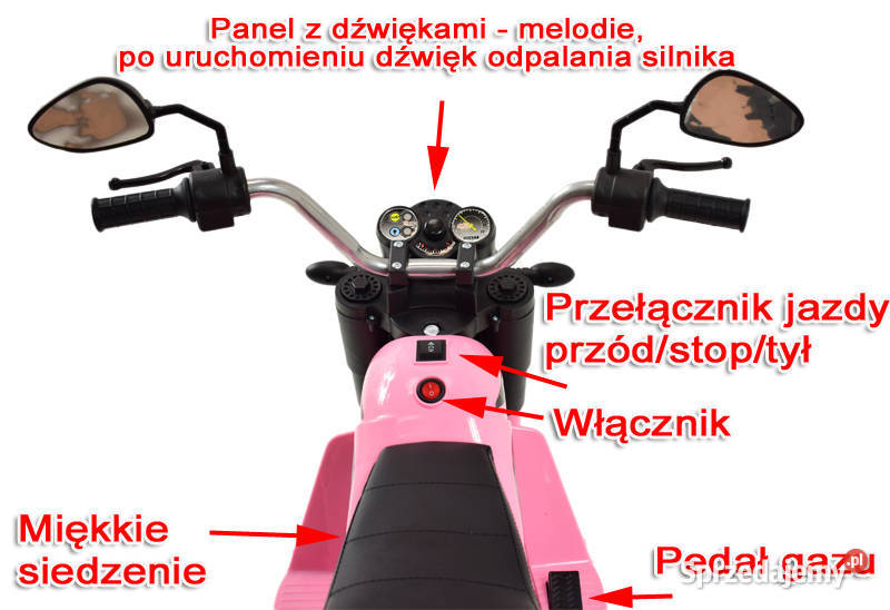 Pierwszy motorek MOTOR CHOPPER NA AKUMULATOR Myszków