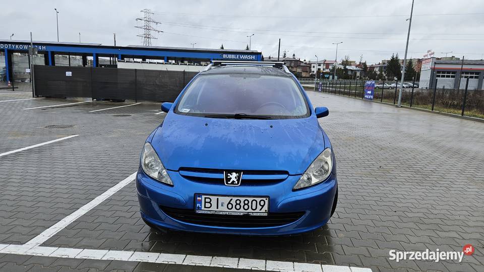 Peugeot 307SW 16HDI Klima Panorama oszczędny Peugeot podlaskie Białystok