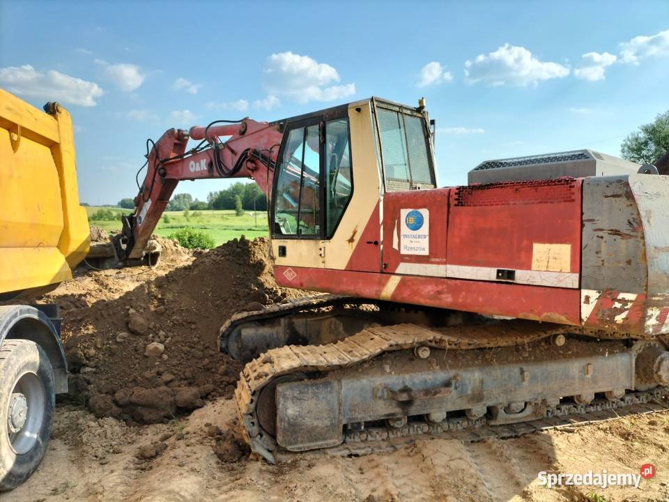 Koparka gąsienicowa OK RH622 Dodatkowy osprzęt Rzeszów sprzedam
