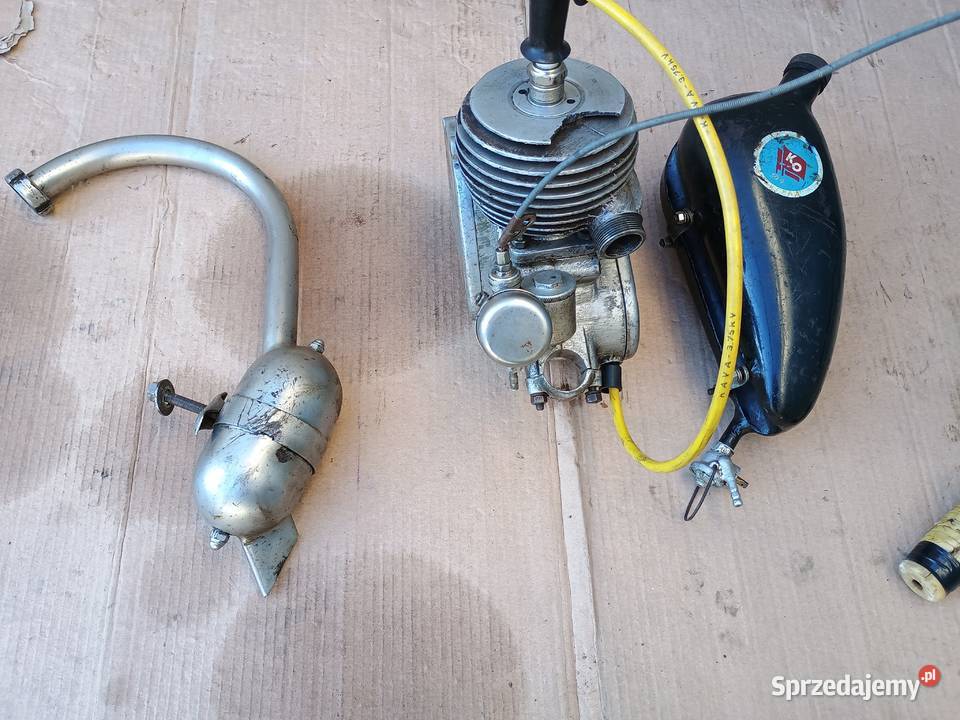 Rower z silnikiem zabytkowy zabyteksilnik KO D4 Kurzętnik