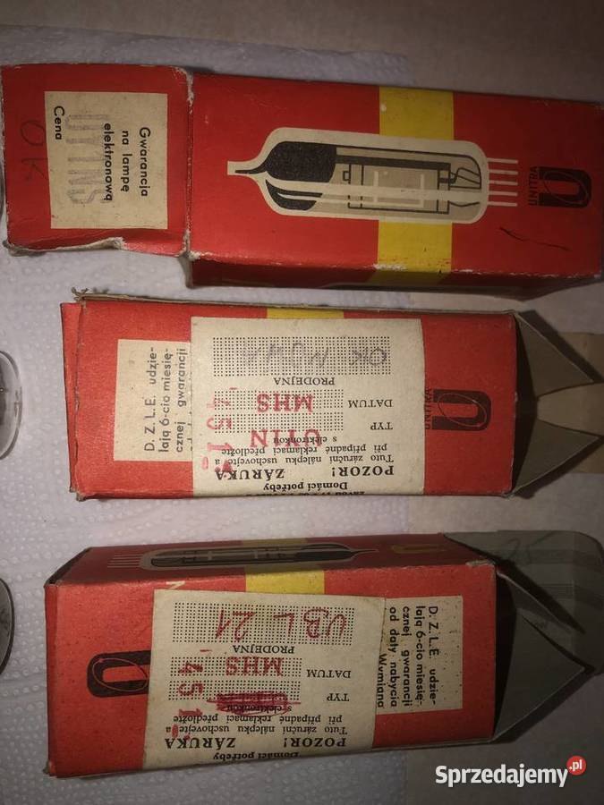 Lampy elektronowe UY1N UBL21GU5036 do radia Pozostałe Jaworzno