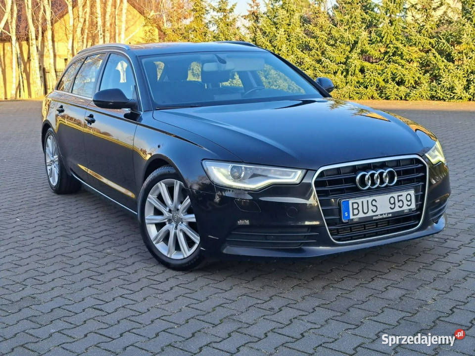 Audi A6 Opłacony bezwypadkowy C7 2011 czarny Zwoleń