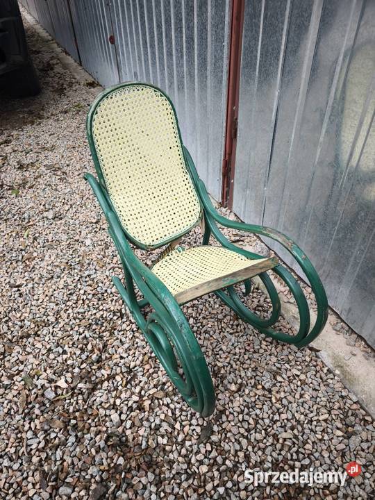 Fotel bujany Thonet zabytkowy retro vintage Kraków