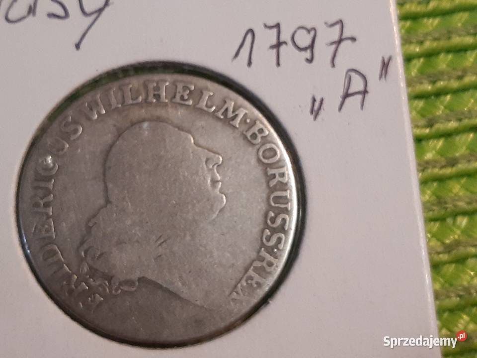 moneta srebrna Prus z 1797r Łomża sprzedam