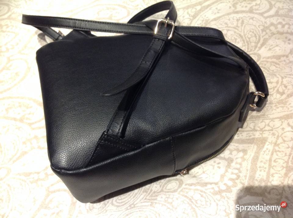 Plecak Czarny Skórzany Damski AMISU Nowa Sól