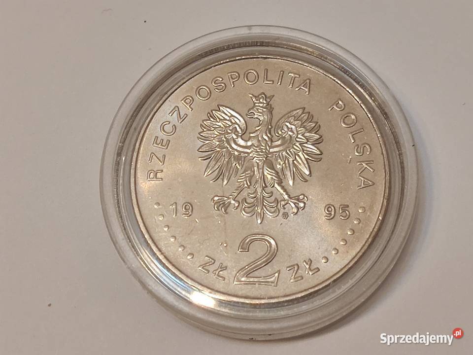 1995r Moneta 2 Katyń mennicza Lębork