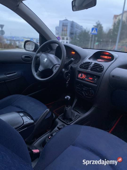 PEUGEOT 206 11 BENZ 60 145000 BELKA TYŁ komputer pokładowy Gdynia sprzedam