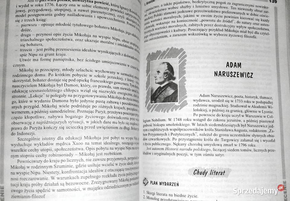 Opracowania lektury i wiersze 2 Barok oświecenie Pozostałe Chełm sprzedam