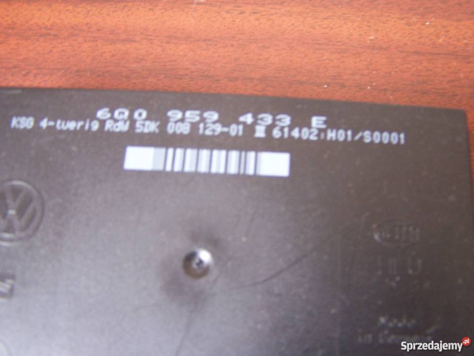 MODUŁ KOMFORTU VW SEAT SKODA6Q0 959 433 E Mława