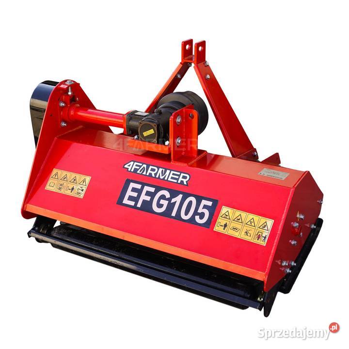 Kosiarka bijakowa EFG 105 4FARMER czerwona nieuszkodzony Tajęcina