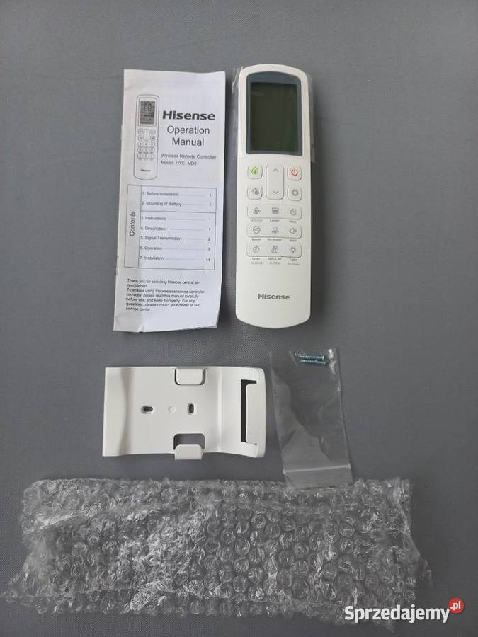 Pilot klimatyzatora Hisense Klimatyzatory Warszawa