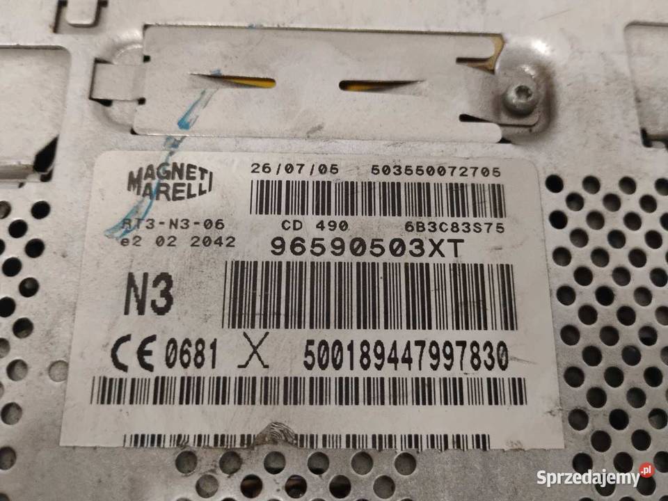 RADIO CITROEN C4 PICASSO 96590503XT sprzedam