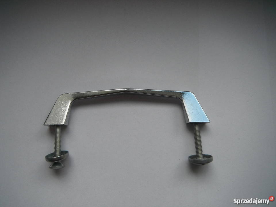 Uchwyt meblowy PRL rączka gałka chromowana Nowe Chlewiska