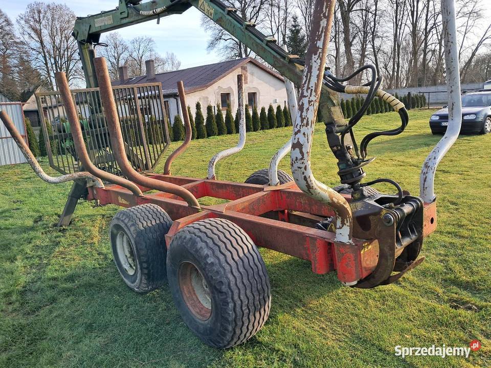 przyczepa leśna zrywkowa more maskiner Płoty