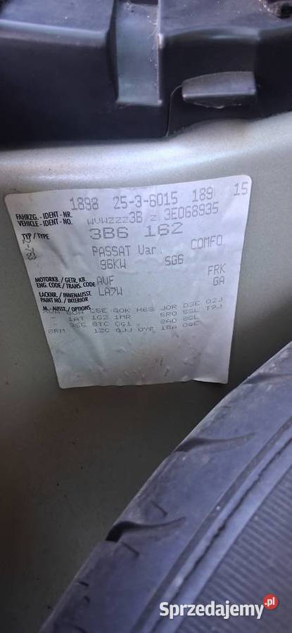 VW Passat B5 19 TDI 130 Zadbany Sprawny Do Jazdy Passat Wrocław