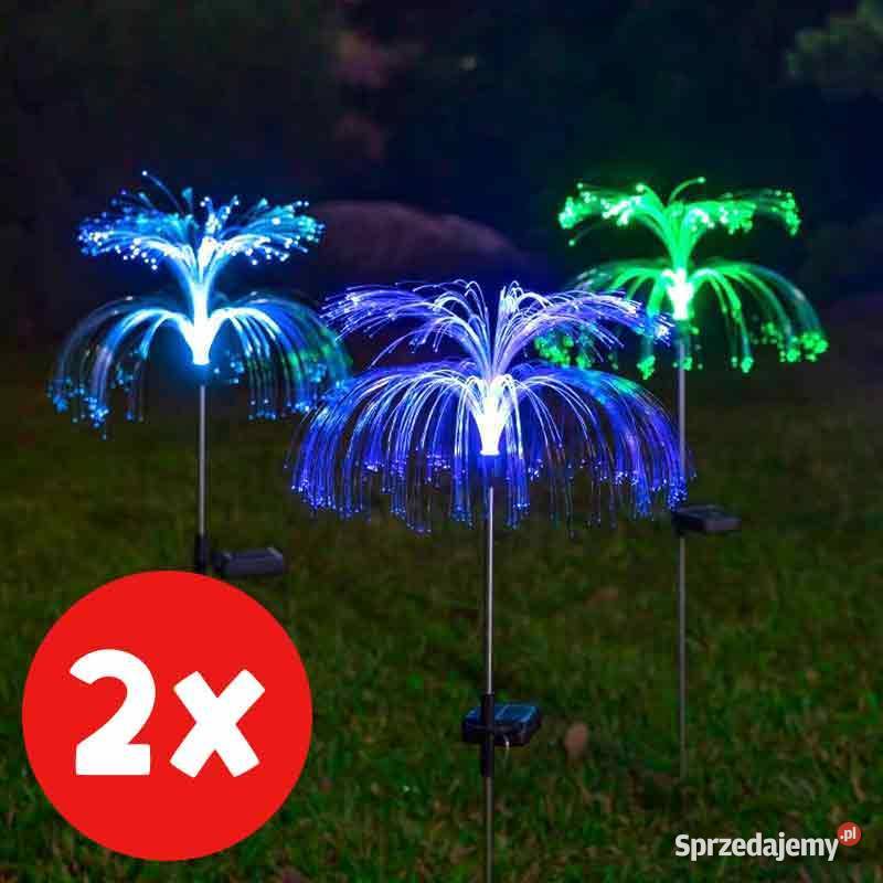 2X LAMPA SOLARNA OGRODOWA MEDUZA LAMPKA OZDOBA Limanowa sprzedam