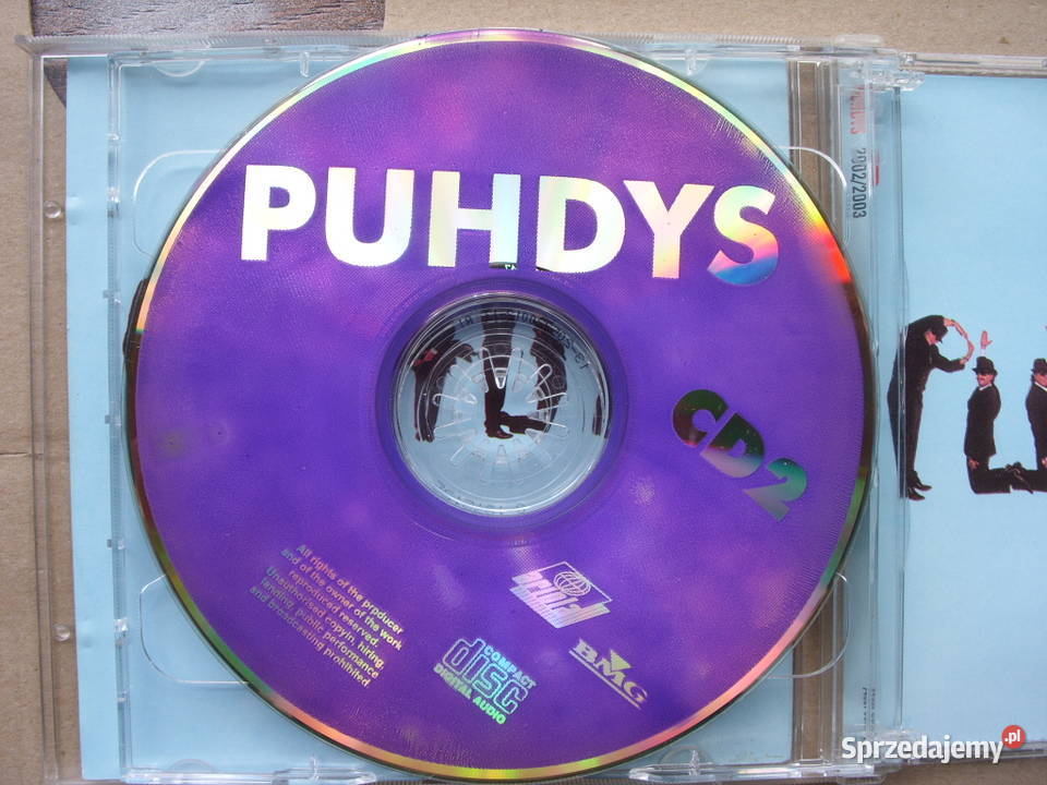 Rock CD PUHDYS 2002 2003 2 CD dolnośląskie Wołów