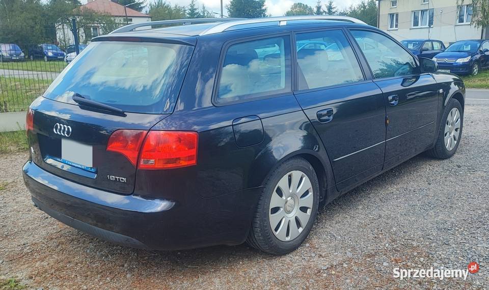 Audi A4 B7 20 TDI czarny lubelskie Kozłówka