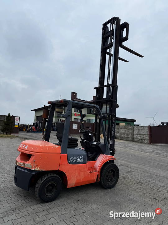 wózek widłowy TOYOTA 7FDF30 diesel 3000 450m Działoszyn