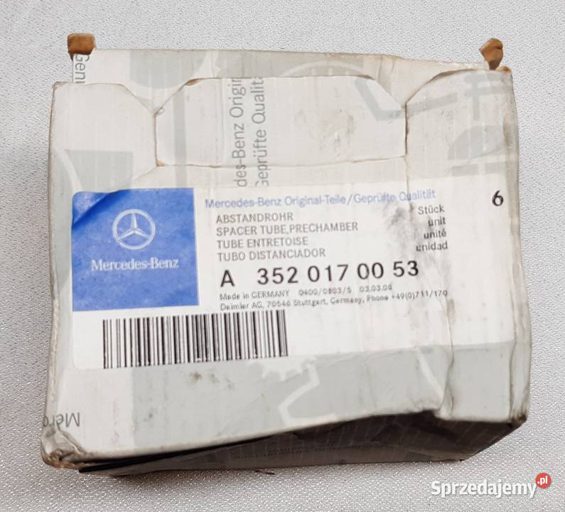 TULEJA WTRYSKIWACZA MERCEDES A3520170053 1 dolnośląskie Mielęcin