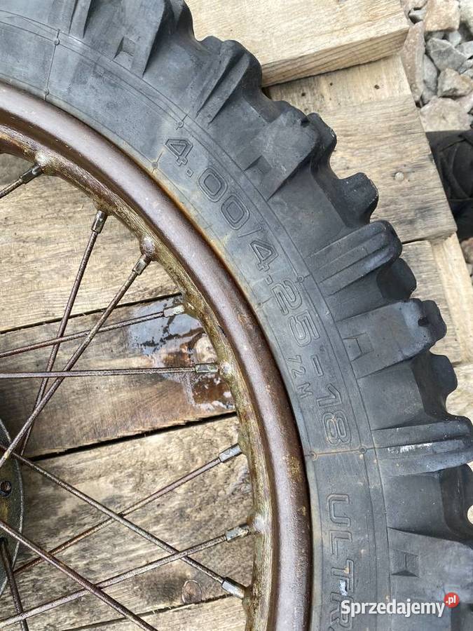 KOŁO TYŁ WSK 175 OPONA TERENOWA 18 CALY TYLNE Kraków sprzedam