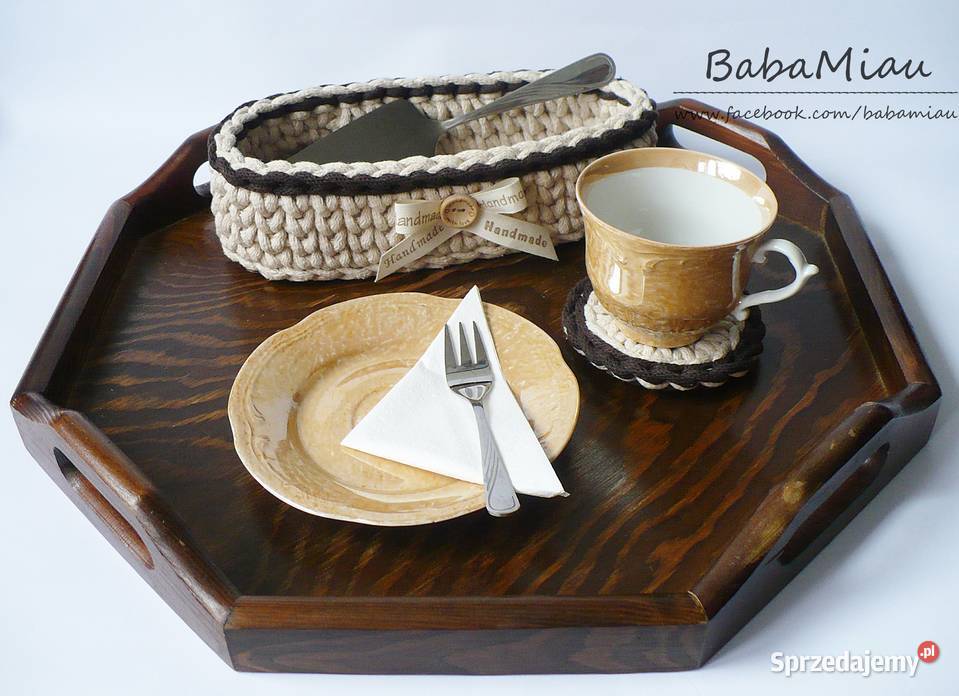 Koszyk na sztućce 6 podkładek kujawsko-pomorskie