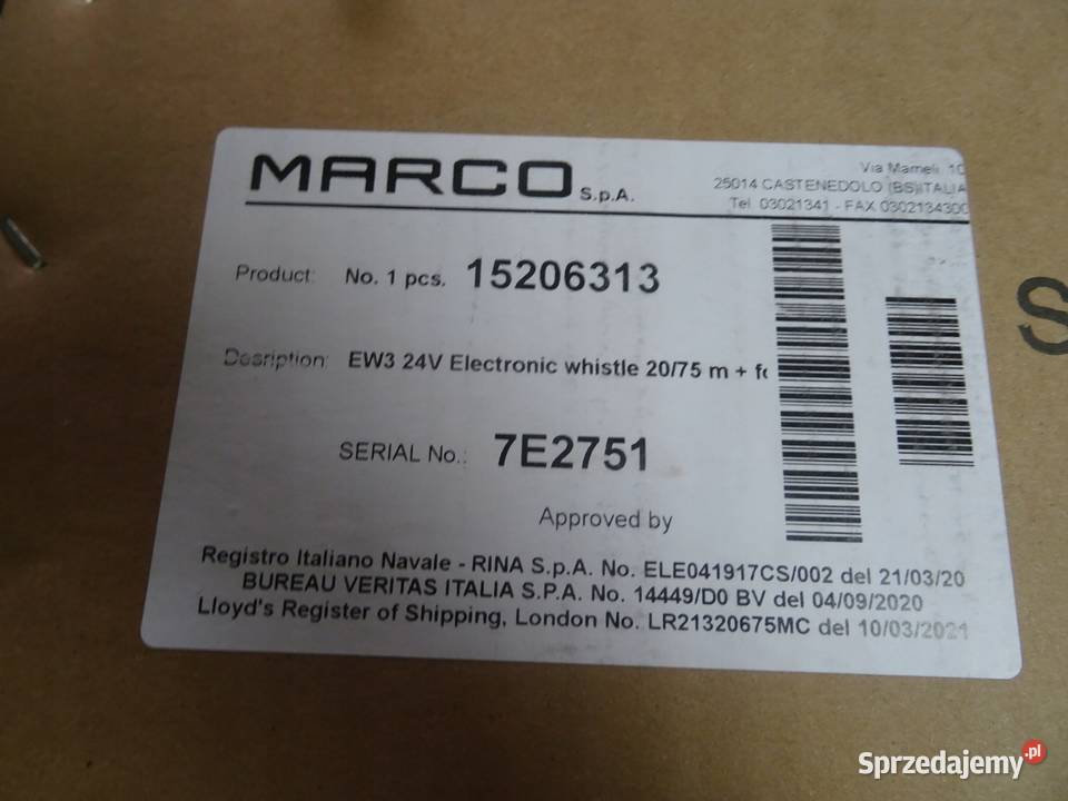 MEGAFON DO ŁODZI MARKO EW3 2075 m 15206313 Wąchock