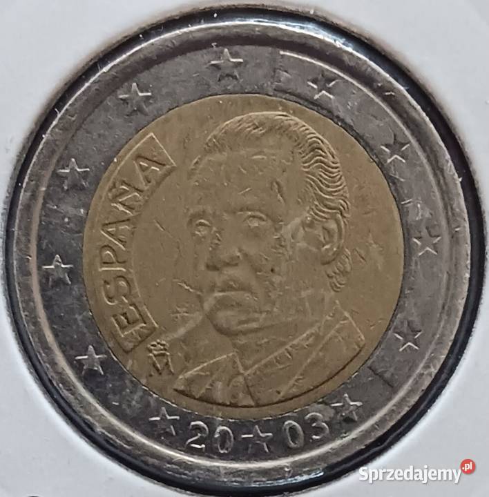 2 Euro Hiszpania 2003 r Konin