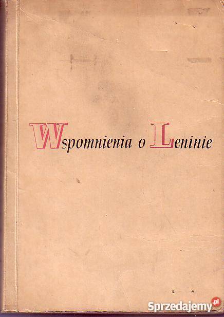 8817 WSPOMNIENIA O LENINIE biografie, wspomnienia Czyrna