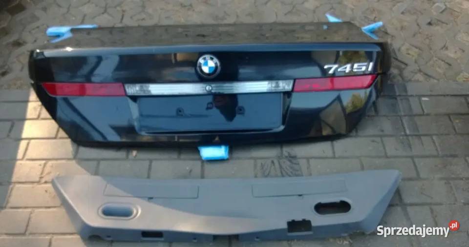 BMW 7 E65 PRZED LIFTEM KLAPA TYŁ TYLNA CZARNA Bydgoszcz