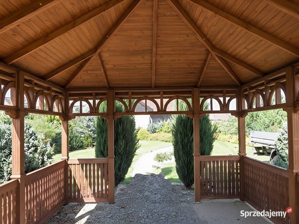 ALTANA 11 4x6 DREWNIANA SOSNOWA OGRODOWA Altany i wiaty Parzymiechy