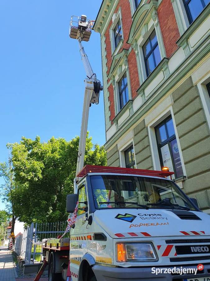 Wynajem Podnośnik Koszowy Zwyżka 20m Iveco Bielsko-Biała