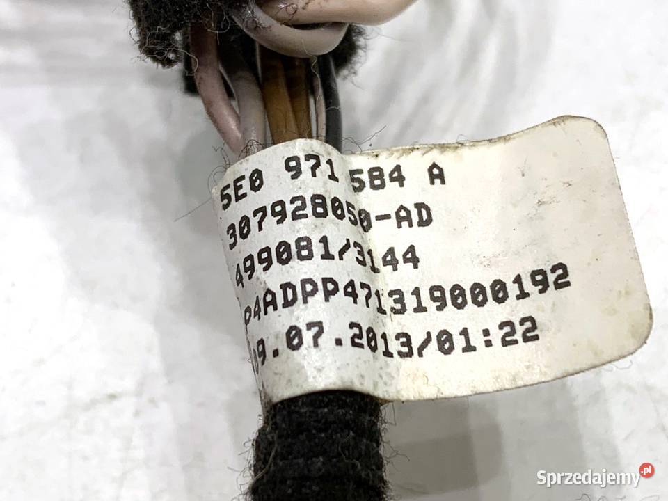 WIĄZKA PODUSZKI AIRBAG SKODA OCTAVIA III