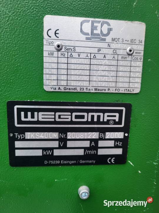 Piła ukośnica WEGOMA TKS 400 M Falownik lubelskie