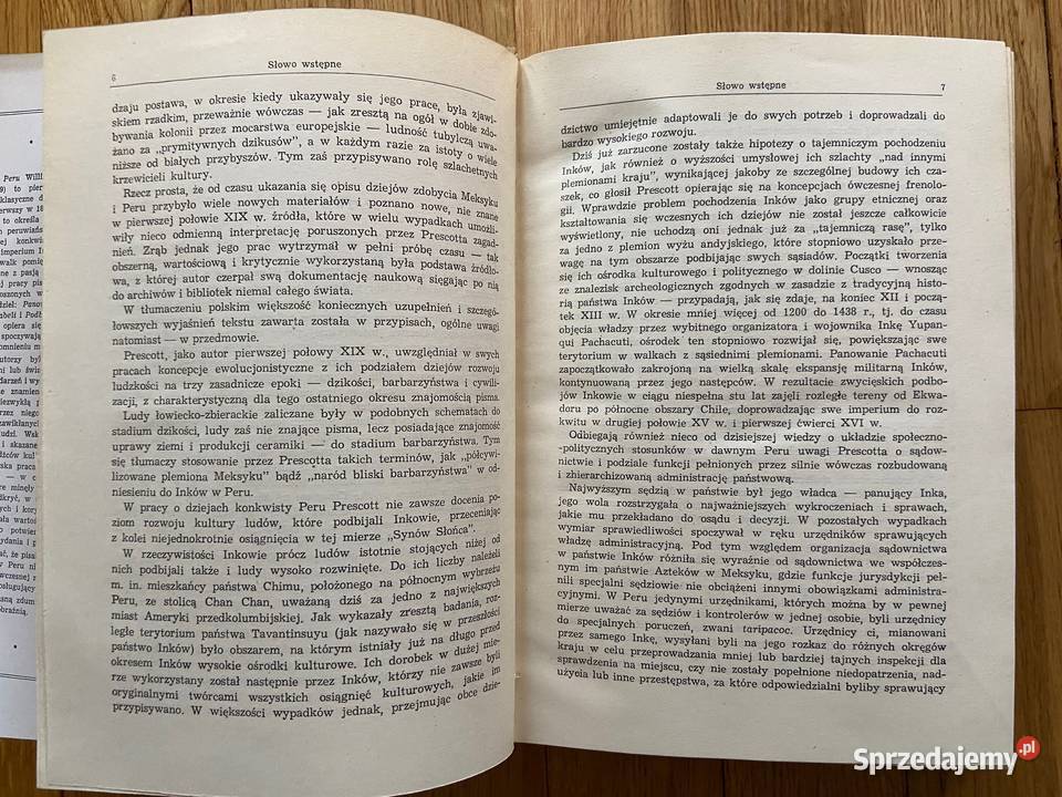 William H Prescott Podbój Peru Rok wydania 1969