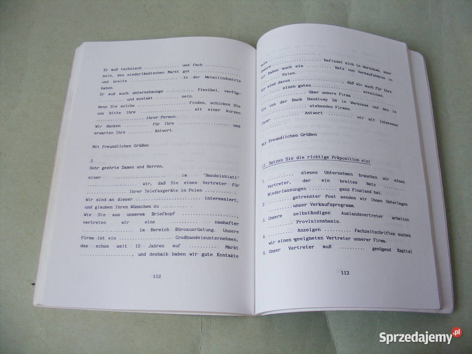 Handelskorrespondenz in Ubungen Majchrzak niemiecki