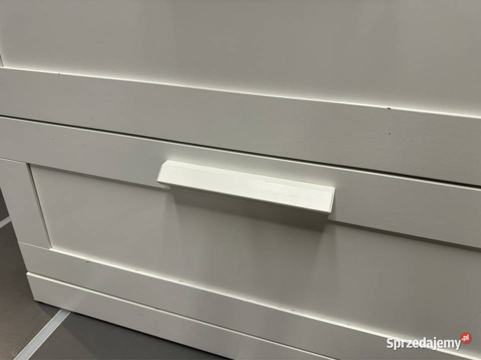 Komoda Ikea brimnes biała trzy szuflady