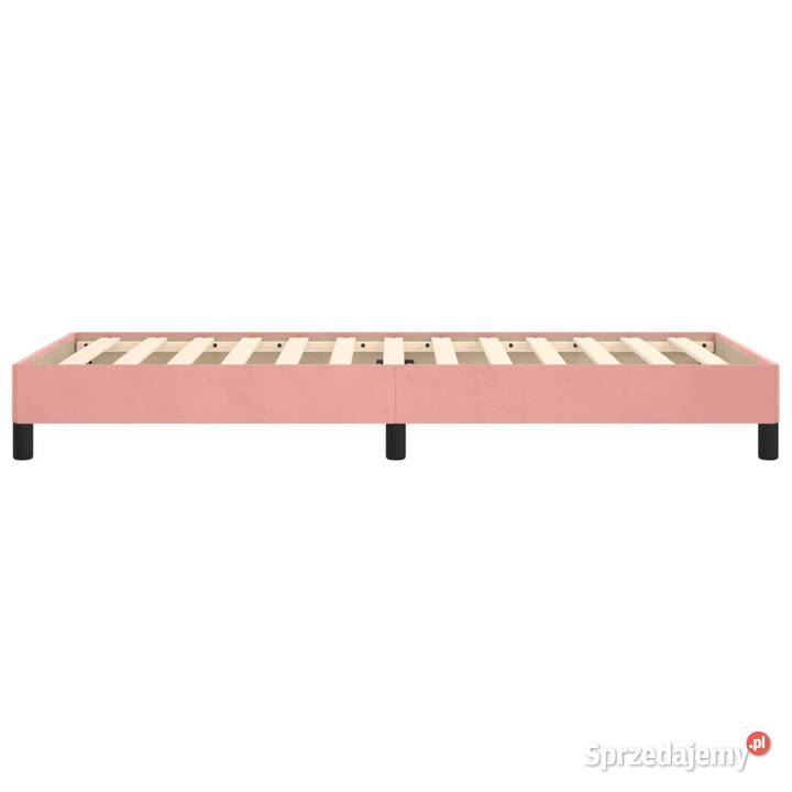 Rama łóżka różowa tapicerowana aksamitem 80x200 Łóżka Warszawa sprzedam
