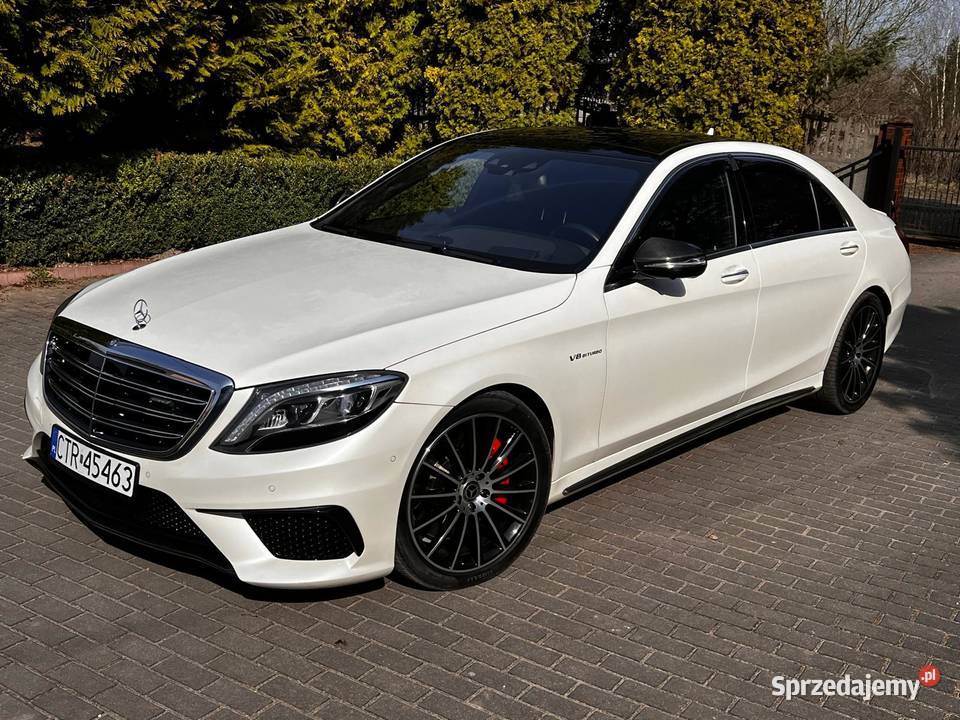 Mercedes S63 AMG Long 4Matic bezwypadkowy 585KM kujawsko-pomorskie Toruń