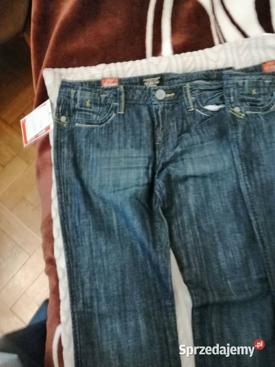 SPODNIE JEANS CROWN niebieski Warszawa