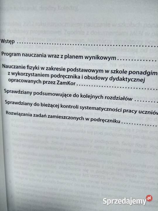 Poradnik nauczycieli ZamKor fizyka unikatowe