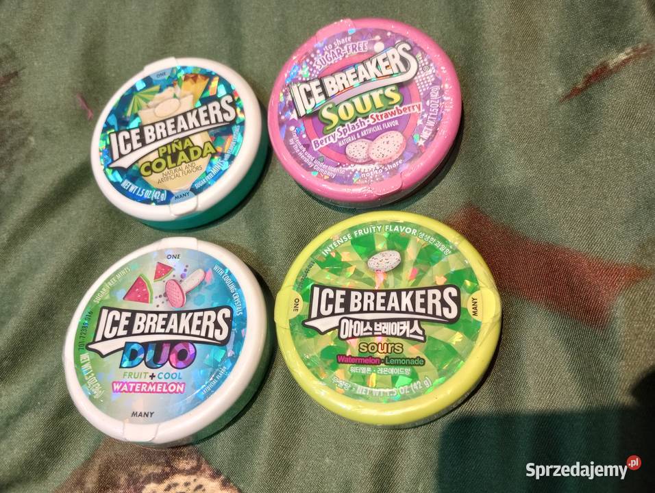 Cukierki pastylki ice breakers watermelon Warszawa sprzedam